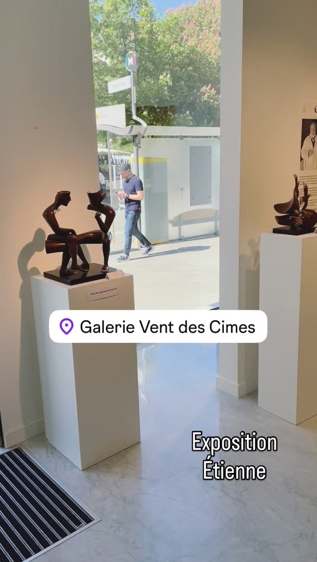 #galerieventdescimes #expogrenoble #artcontemporain #etiennesculpteur