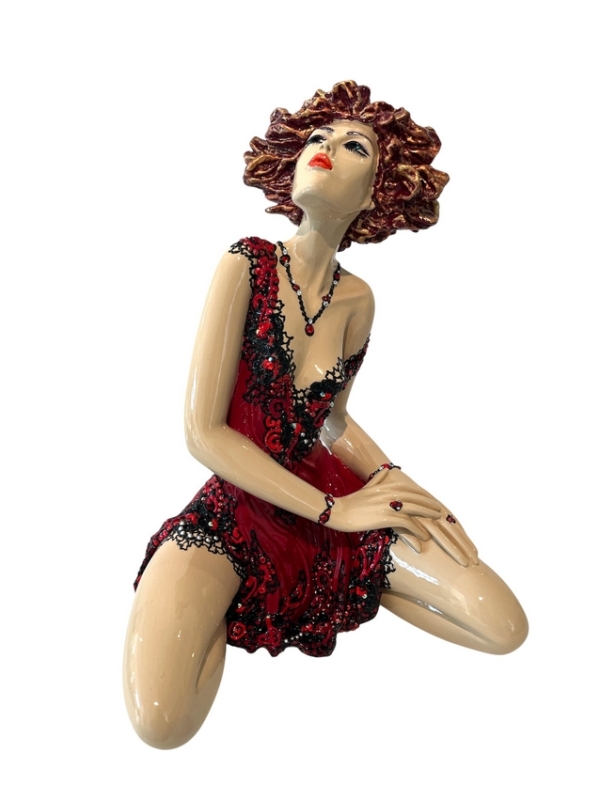 Sculpture Résine JOSEPHA – La Chochotte – Figurine Femme Neuve