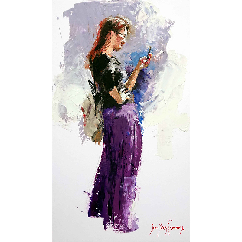 La robe mauve