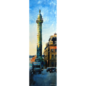 Les heures du jour. Matins de Paris à la colonne Vendôme