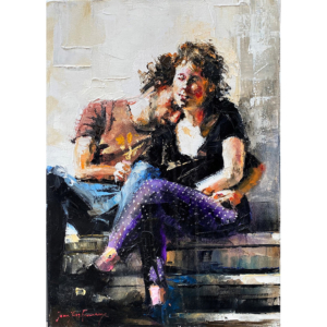 La pause sur les marches