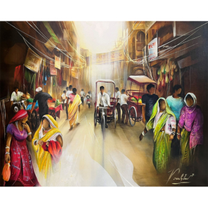 Une rue en Inde